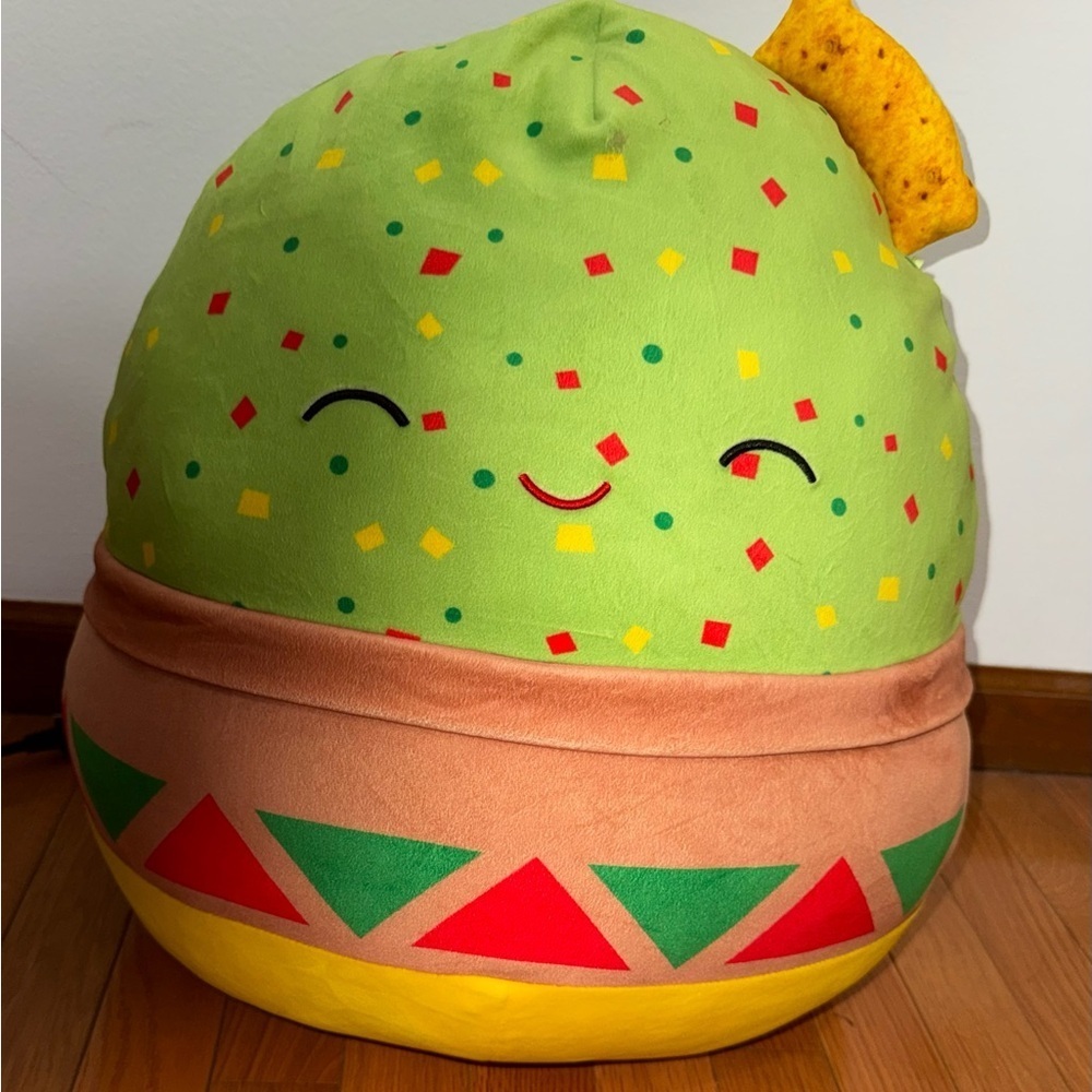 Squishmellow Cute Taco Plush with Smiling Face
